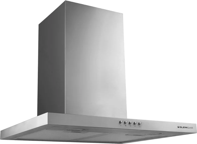 Glem Gas Ghb 684 Ix Cappa Aspirante a Parete 60 cm 650 m³/h (Acciaio Inox)
