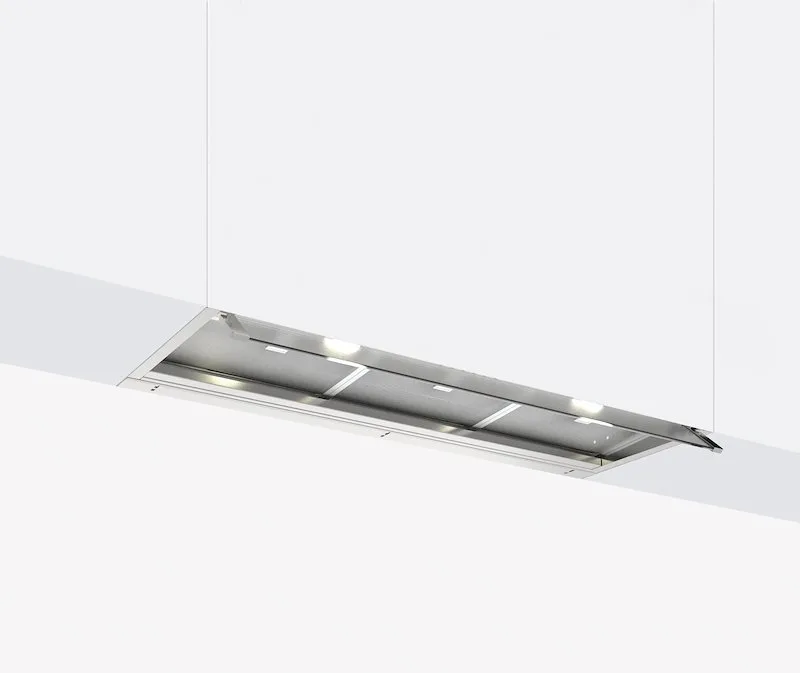 Glem Gas GHN980IXA Cappa Aspirante a Camino 723 m³/h Classe A (Acciaio Inox)