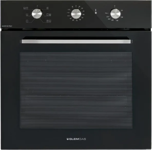 Glem Gas GFX62BK-S3 Forno da Incasso 64 Litri 2670 W (Nero)