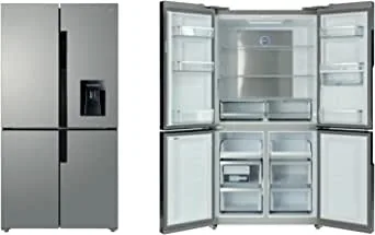 Grf CA91834DX Frigorifero Combinato 560 Litri No Frost Classe E (Acciaio Inox)