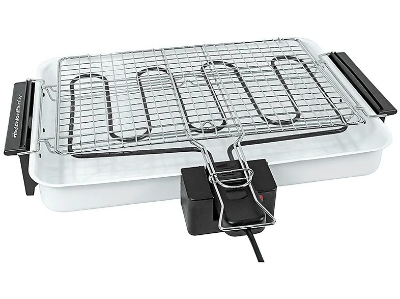 Melchioni Family Spiedina Maxi Potenza 2300 Piastra Elettrica 2300 W (Bianco)