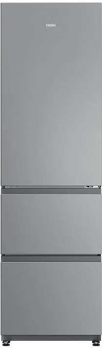 Haier HTR3518DNMX Frigorifero Combinato 303 Litri Total No Frost Classe D (Acciaio Inox)