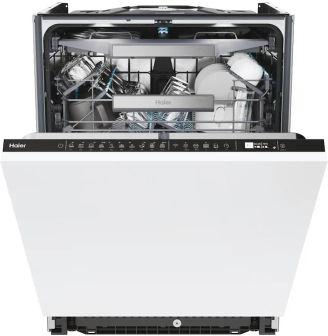 HAIER XI 4A4M4PB LAVASTOVIGLIE INCASSO, 59,8 cm, Tecnologia Cutlery Shine Plus, Classe A, Abbonamento DAZN Full 6 mesi incluso
