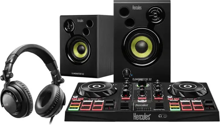 Hercules Learning Kit MK2 Cuffie per DJ (Nero)