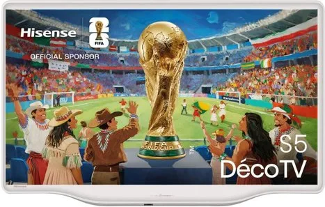 Hisense 43S5Q 4K Ultra HD Smart TV 43" (Bianco - Nero)