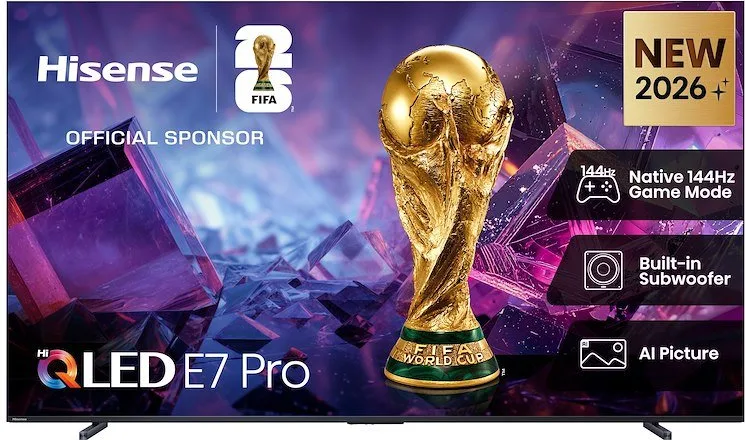 Hisense 100E7S Pro 4K Ultra HD Smart TV 100" (Nero)