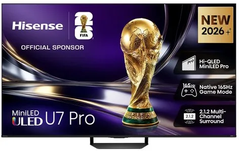 Hisense 55U7S Pro 4K Ultra HD Smart TV 55" Wi-Fi (Nero)