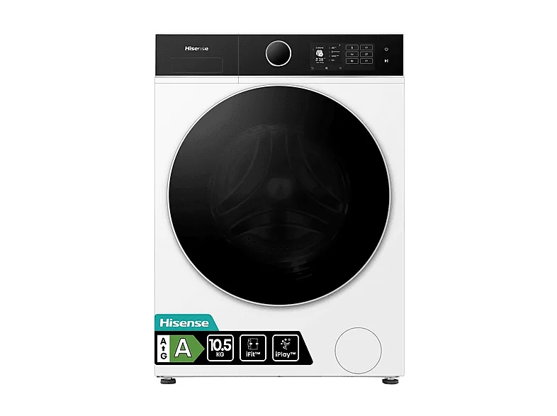 Hisense WF5I1045BW Lavatrice Carica Frontale 10,5 KG 1400 Giri/min Classe A (Bianco)