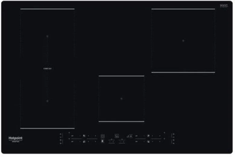 Hotpoint Ariston Hb 0577B Ne Piano Cottura a Induzione 4 Fuochi 77 cm (Nero)