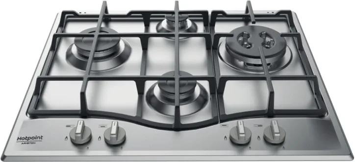 Hotpoint Ariston Pcn 641 Piano Cottura a Gas 4 Fuochi 60 cm (Acciaio Inox)