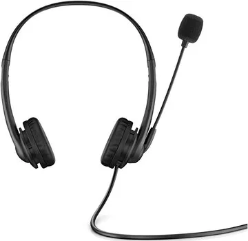 HP 428K6AA Cuffie per Ufficio Cablate (Nero)