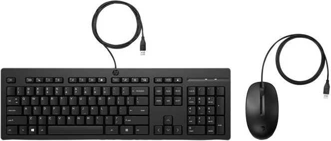 Hp Kit Mouse e Tastiera 225 Wired Usb Layout Italiano Nero