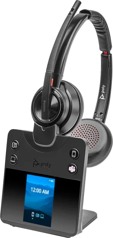HP Poly Cuffie stereo per ufficio Poly Savi 8420 DECT 1880-1900 Mhz certificate per Microsoft Teams