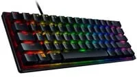 Huntsman Mini tastiera USB QWERTZ Tedesco Nero, Tastiera da gioco