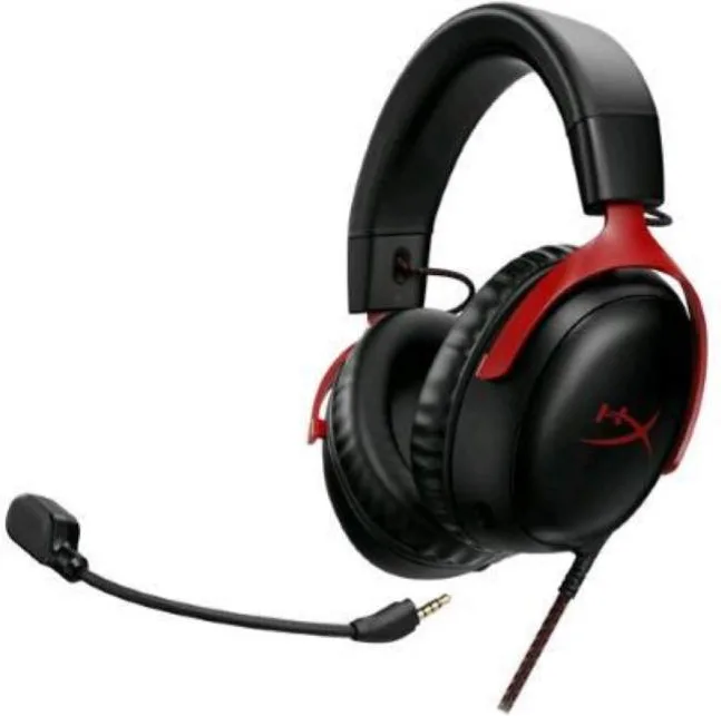 HyperX 727A9AA Cuffie Cablate (Nero - Rosso)