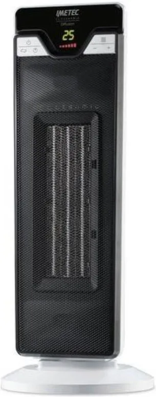 Imetec eco ceramic diffusion termoventilatore oscillante con tecnologia ceramica a basso consumo energetico oscillante 6 funzioni di temperatura