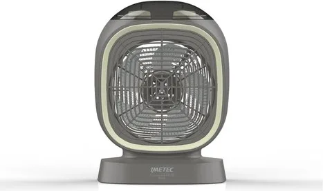 Imetec Silent Power Protection, Termoventilatore silenzioso, 2100 W, Stufetta Elettrica, Timer spegnimento programmabile, temperatura regolabile, 4 funzioni, termostato ambiente, funzione antigelo