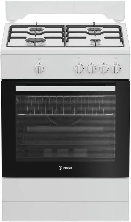 Indesit I6GGKMW Cucina a Gas 4 Fuochi 64 Litri Classe A 60 cm (Bianco)