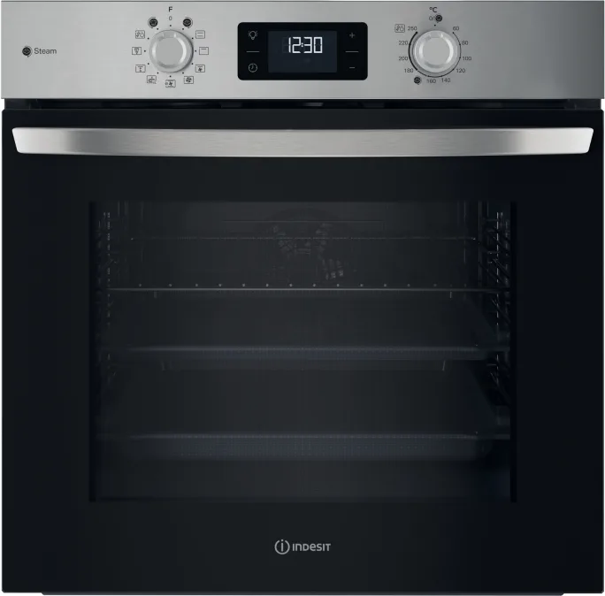 Indesit IO 258HS B forno multifunzione Inox 11Funzioni totali classe A+ 71Lt Funzione Vapore, Idrolisi