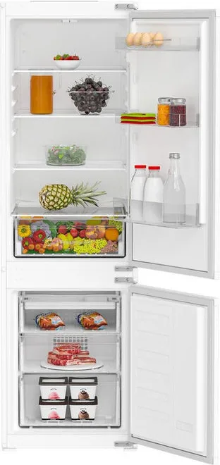 Indesit KINH 1271 B4E Frigorifero Combinato da Incasso 262 L 177 cm Classe E 38 dB No Frost Porte Reversibili (177,5x54x54,5 cm) colore Bianco