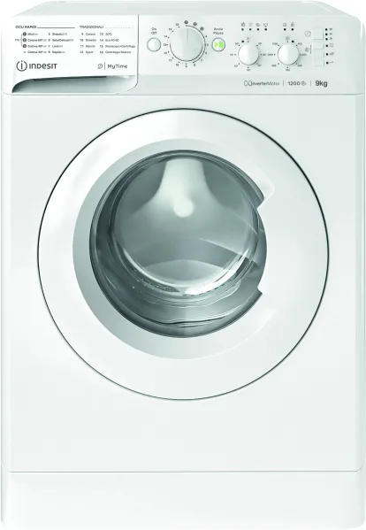 Indesit Mtwc 91296 Lavatrice Carica Frontale 9 KG 1200 Giri/min Classe A (Bianco)