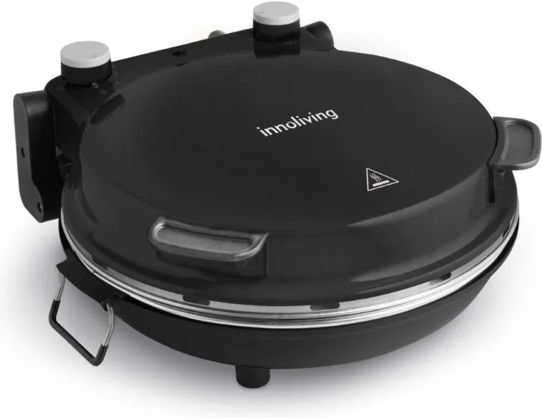 Innoliving forno pizza pietra 350Â° 1200w nero inn-796b
