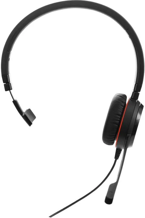 Jabra 14401-20 Evolve 30 II Cuffia Mono Cablata Jack 3.5mm Senza Controller Cancellazione Rumore colore Nero