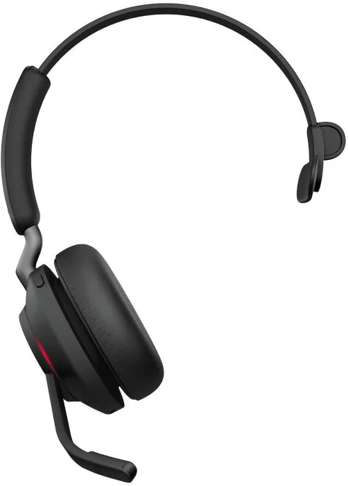 Jabra evolve2 65 cuffia monoaurale con microfono wireless ms noise cancelling con adattatore bluetooth usb-a nero