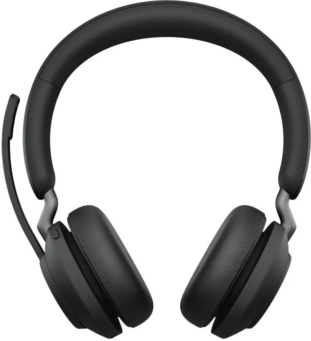Jabra evolve2 65 stereo ms black cuffie bluetooth con microfono nero