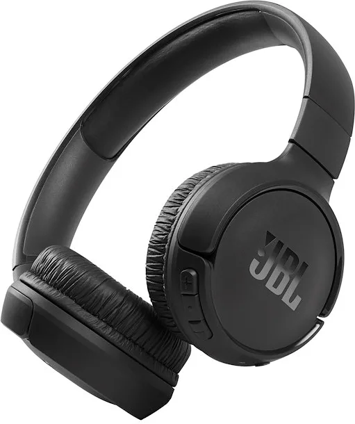 JBL T570BTBLK Cuffie a Padiglione Wireless (Nero)