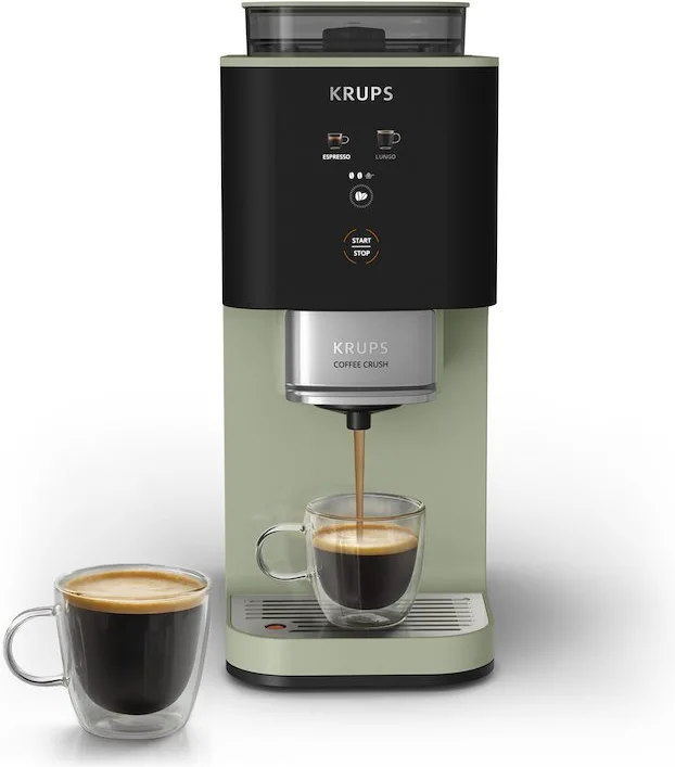 Krups Coffee Crush Edition Coffee Crush, Macchina da Caffè Automatica, Design Compatto, SA401L