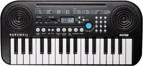 Kurzweil KP-10 Tastiera Musicale 32 Tasti per Principianti con Display 2 Altoparlanti Integrati USB colore Nero