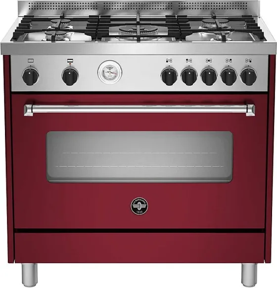 La Germania AMN965GVIT Cucina a Gas 5 Fuochi 90 cm (Rosso)