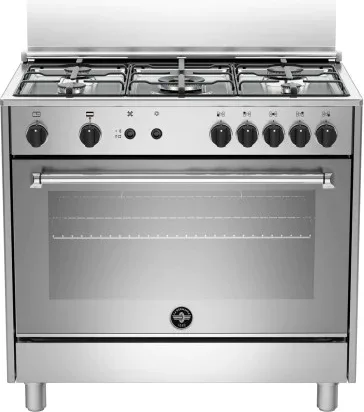 La Germania AMN965GXV Cucina a Gas 5 Fuochi 117 Litri Classe A+ 90 cm (Acciaio Inox)