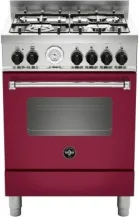 La Germania Cucina a GasAMN664EVIT 4 Fornelli con Forno Elettrico da 60 cm Rosso#CONSEGNA IN 3 SETTIMANE##CONSEGNA IN 3 SETTIMANE#
