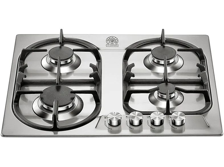 La Germania P6401D9X/19 Piano Cottura a Gas 4 Fuochi 59 cm (Acciaio Inox)