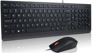 Lenovo 4X31R64420 Essential Kit Tastiera + Mouse USB Italiano (Nero)