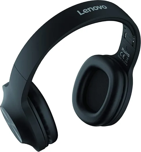 Lenovo HD116 Cuffie a Padiglione Wireless (Nero)