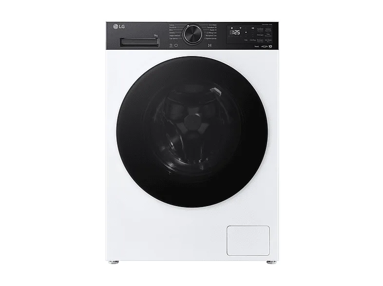 LG F4NX5009TKB Lavatrice Carica Frontale 9 KG 1400 Giri/min Classe A (Bianco - Nero)