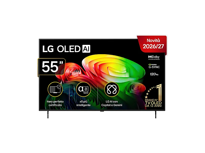 LG OLED55B65LA 4K Ultra HD Smart TV 55" (Nero)