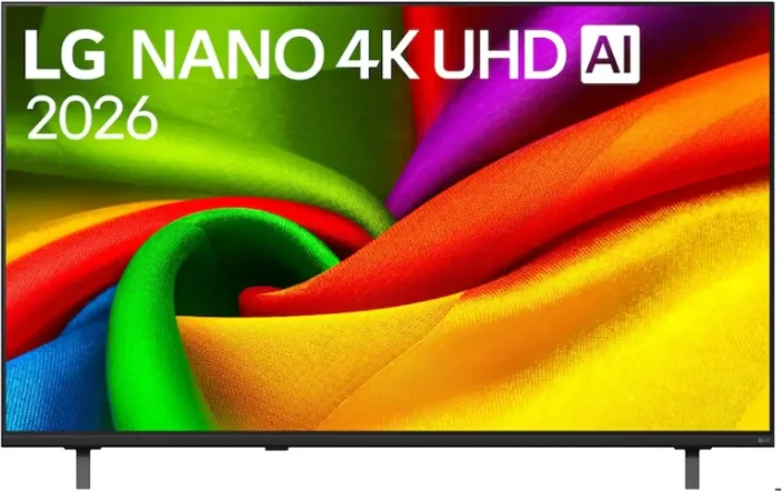 LG smart tv 55 pollici NanoCell 4K UHD, processore α7 Gen9 AI, webOS 26, HDR10, VRR, Wi-Fi 5, Bluetooth 5.3