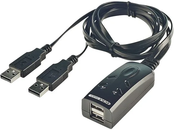 Lindy Switch Kvm TASTIERA MOUSE USB PER 2 COMPUTER - LINDY32165