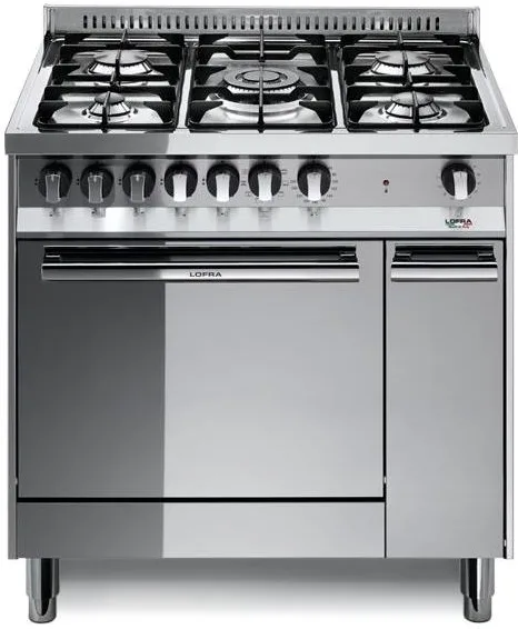Lofra MT86MF-C Maxima Piano Cottura a Gas 5 Fuochi 80 cm (Acciaio Inox)
