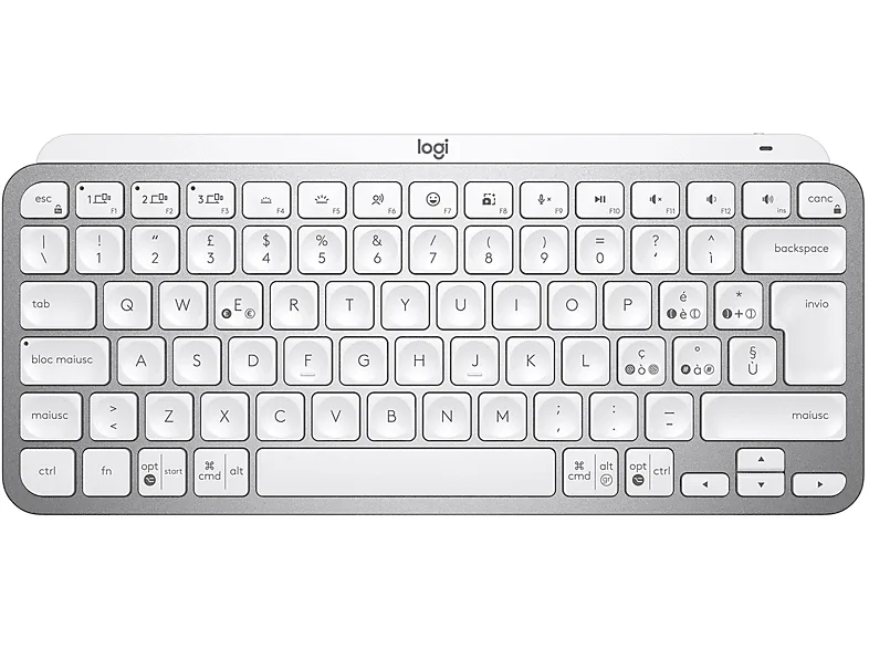 Logitech 920-010489 Mx Keys Tastiera USB e Wireless QWERTY Italiano (Grigio)