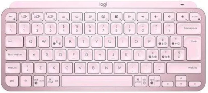 Logitech 920-010812 Mx Keys Tastiera USB e Wireless Italiano (Rosa)