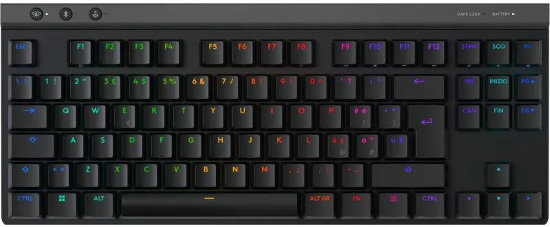 Logitech G515 Lightspeed Tkl Tastiera Gaming Bluetooth QWERTY Italiano (Nero)