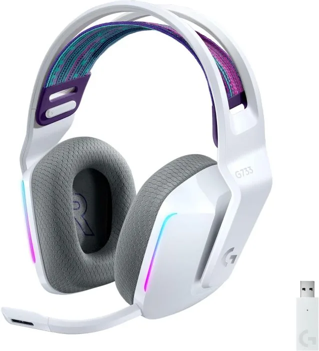 Logitech G733 Cuffie Auricolari Wireless (Bianco)
