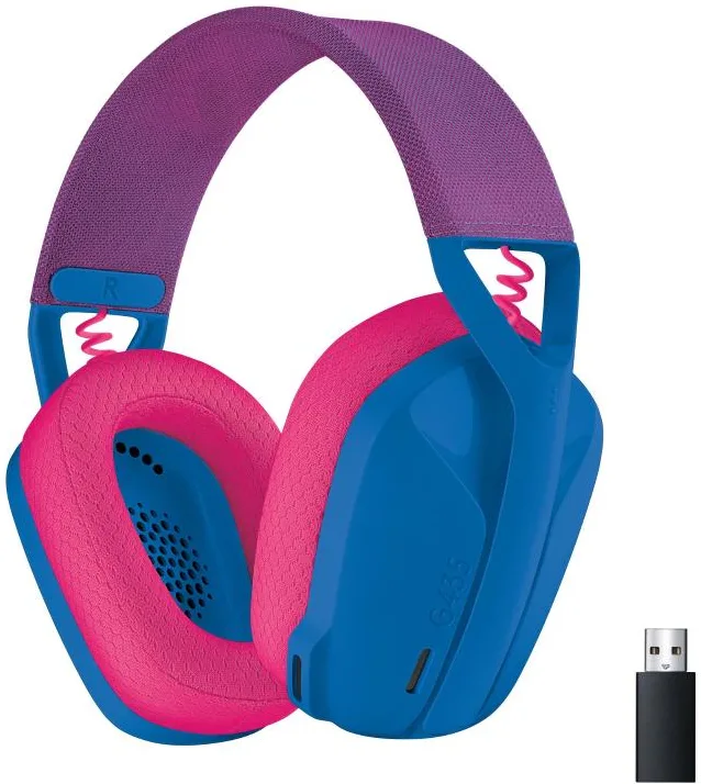 Logitech G435 Lightspeed Cuffie Wireless (Blu)