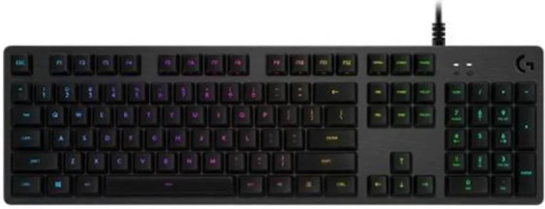 Logitech G G512 CARBON LIGHTSYNC RGB Mechanical Gaming Keyboard with GX Brown switches tastiera USB QWERTY Italiano Carbonio