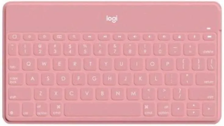 Logitech keys-to-go apple ipad/apple tv/iphone tastiera bluetooth qwerty italiana tasti scelta rapida ios rosa